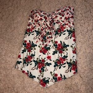 Strapless blouse (NWOT)